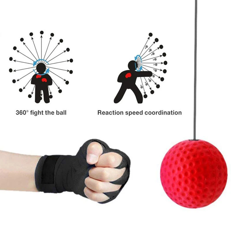 Head-Mounted Boxing Speed Ball for Training