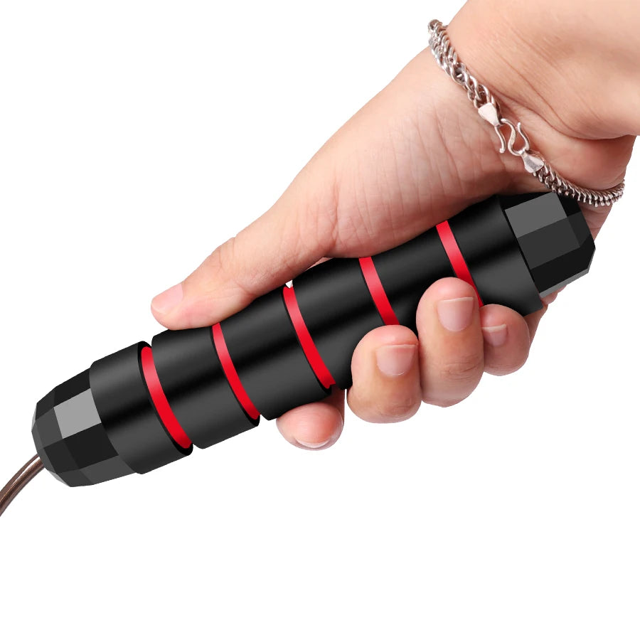 Adjustable Steel Wire Jump Rope for Fitness