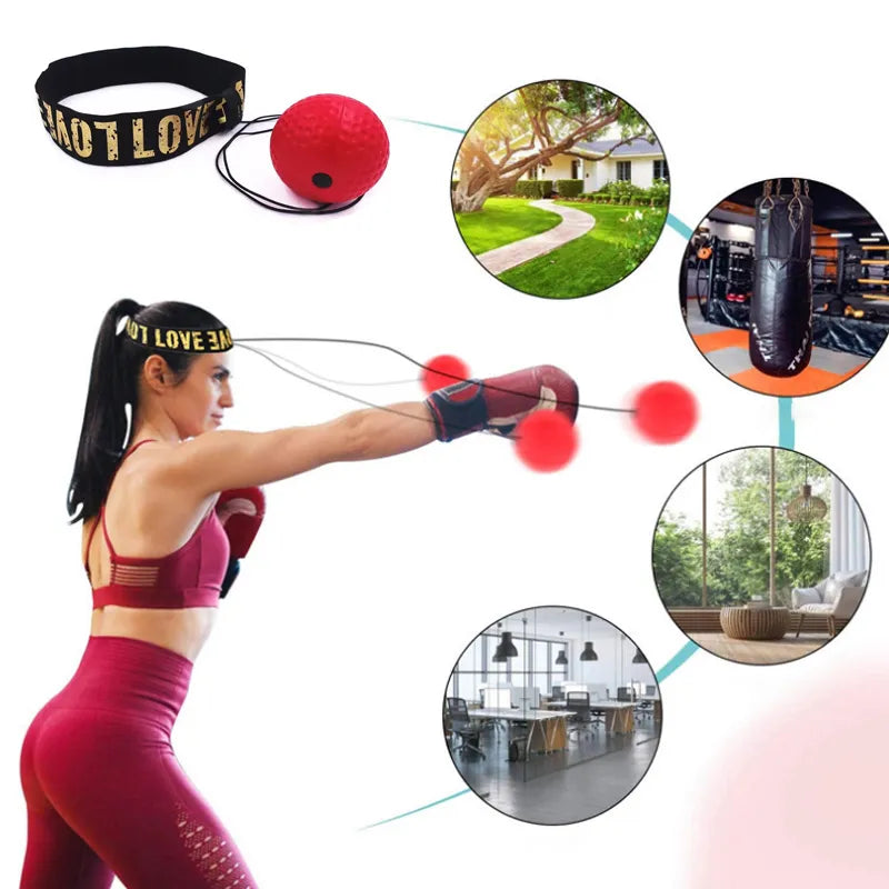 Head-Mounted Boxing Speed Ball for Training