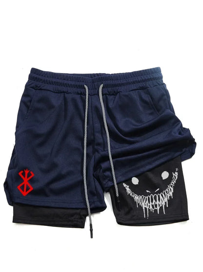 Men's 2-in-1 Sports Shorts