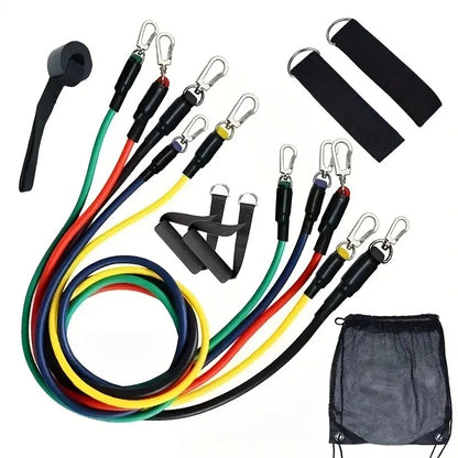 11pcs/Set Pull Ropes Resistance Bands