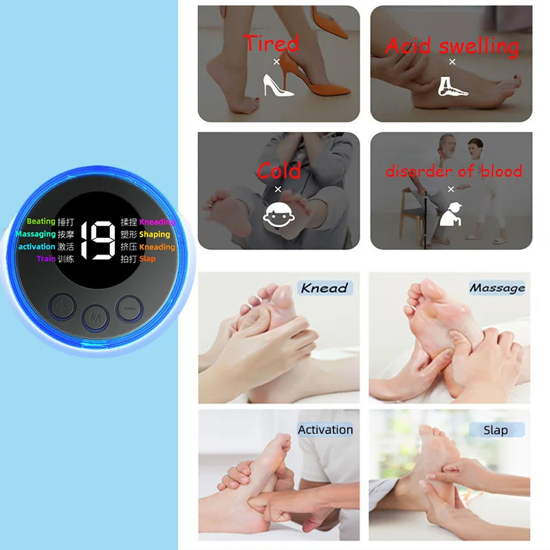 Rechargeable EMS Foot Massager Mat: Relieve Soreness