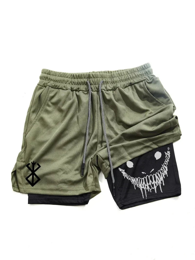 Men's 2-in-1 Sports Shorts