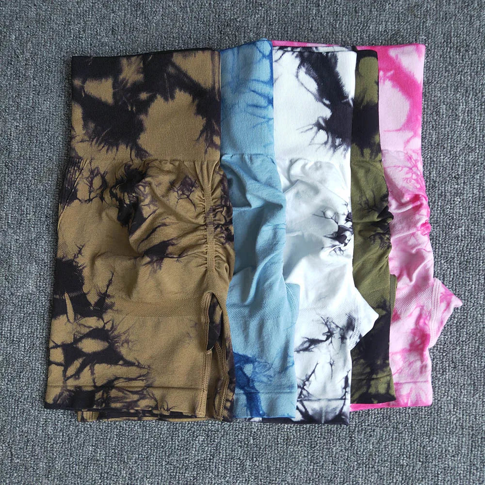 Seamless Tie Dye Sport Shorts