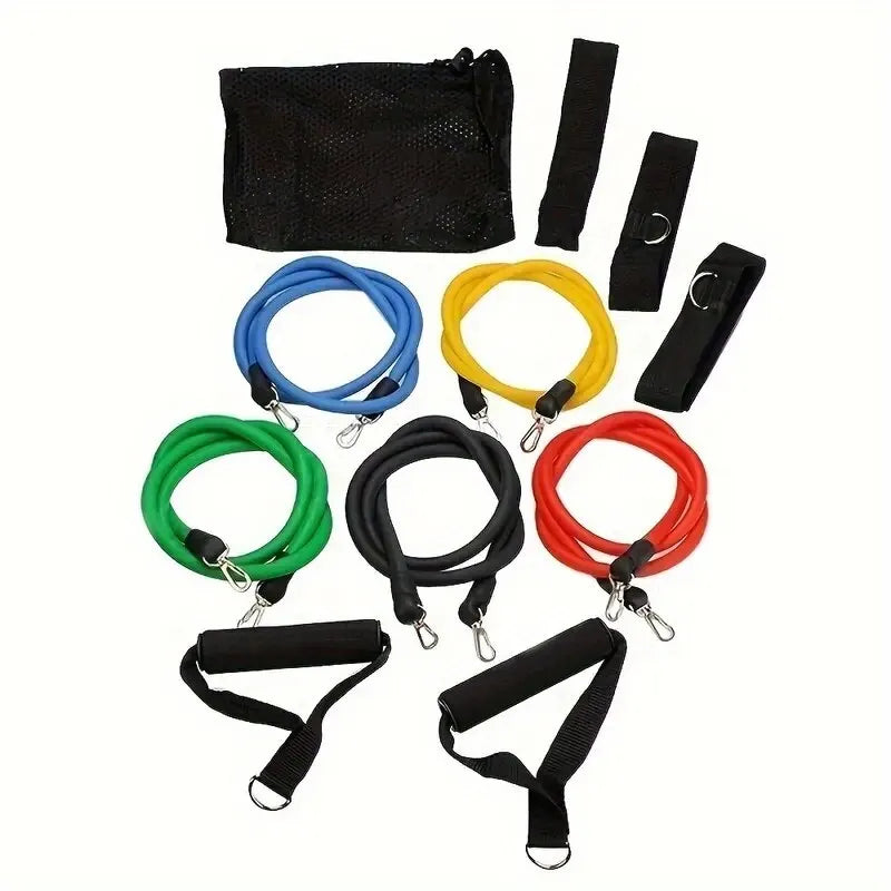 11pcs/Set Pull Ropes Resistance Bands