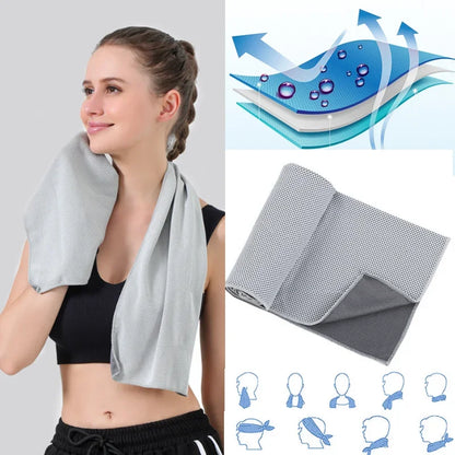 Portable Mini Silica Gel Set Dry Cool Towel