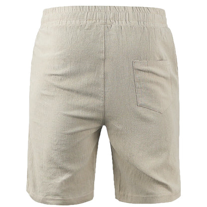 Summer-ready Men's Cotton Linen Shorts